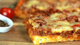 Bolognese pizza recept