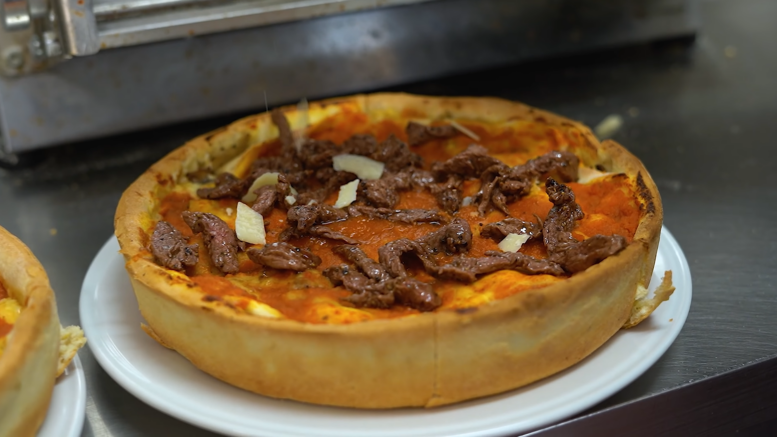 Chicago pizza recept