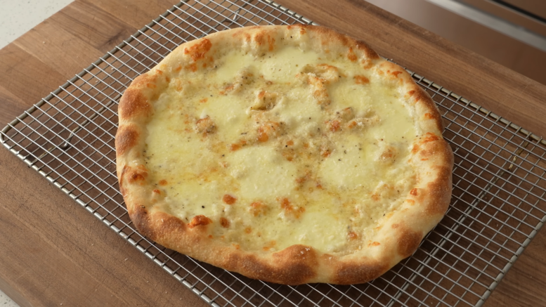 Négysajtos pizza recept