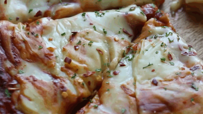 Vegan pizza recept