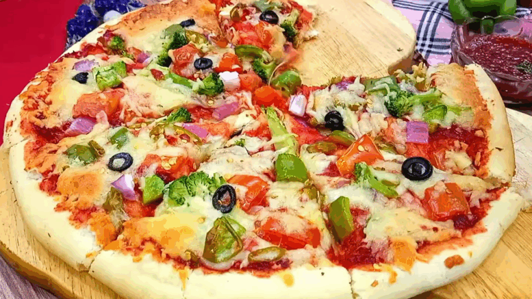 Brokkolis pizza recept