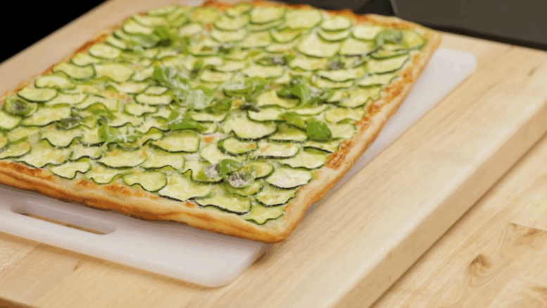 Cukkinis pizza recept