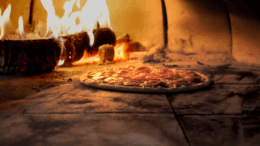 Kemence pizza sütés