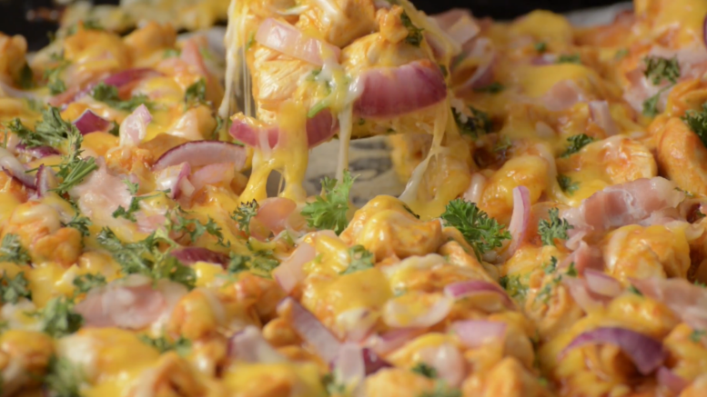 Csirkés pizza házilag