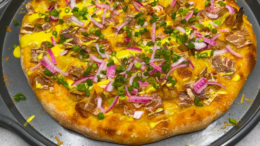 Mustáros pizza alap recept