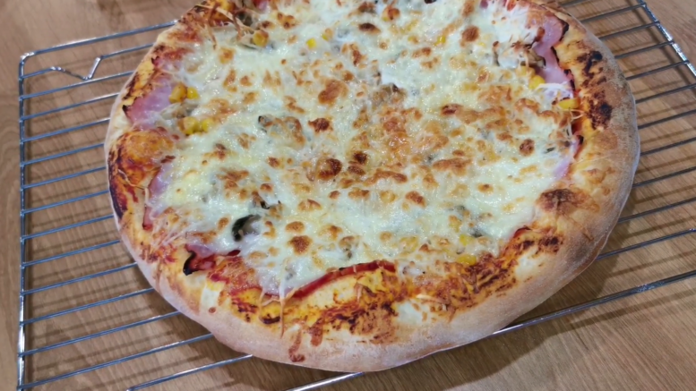 Pizza tészta kelesztés nélkül szárított élesztő